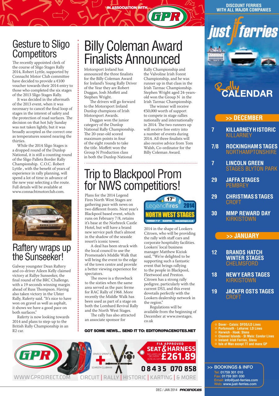 Pacenotes Rally magazine Preview Pages