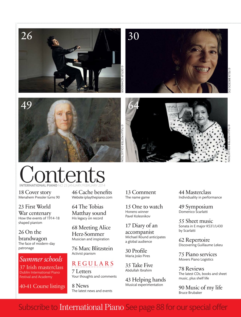 International Piano Preview Pages