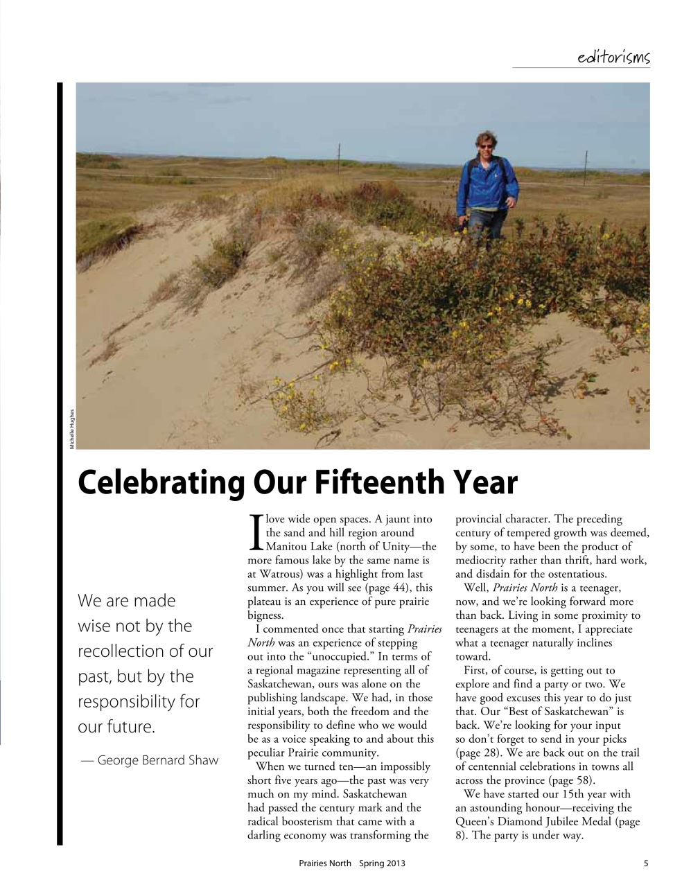 Prairies North Magazine Preview Pages