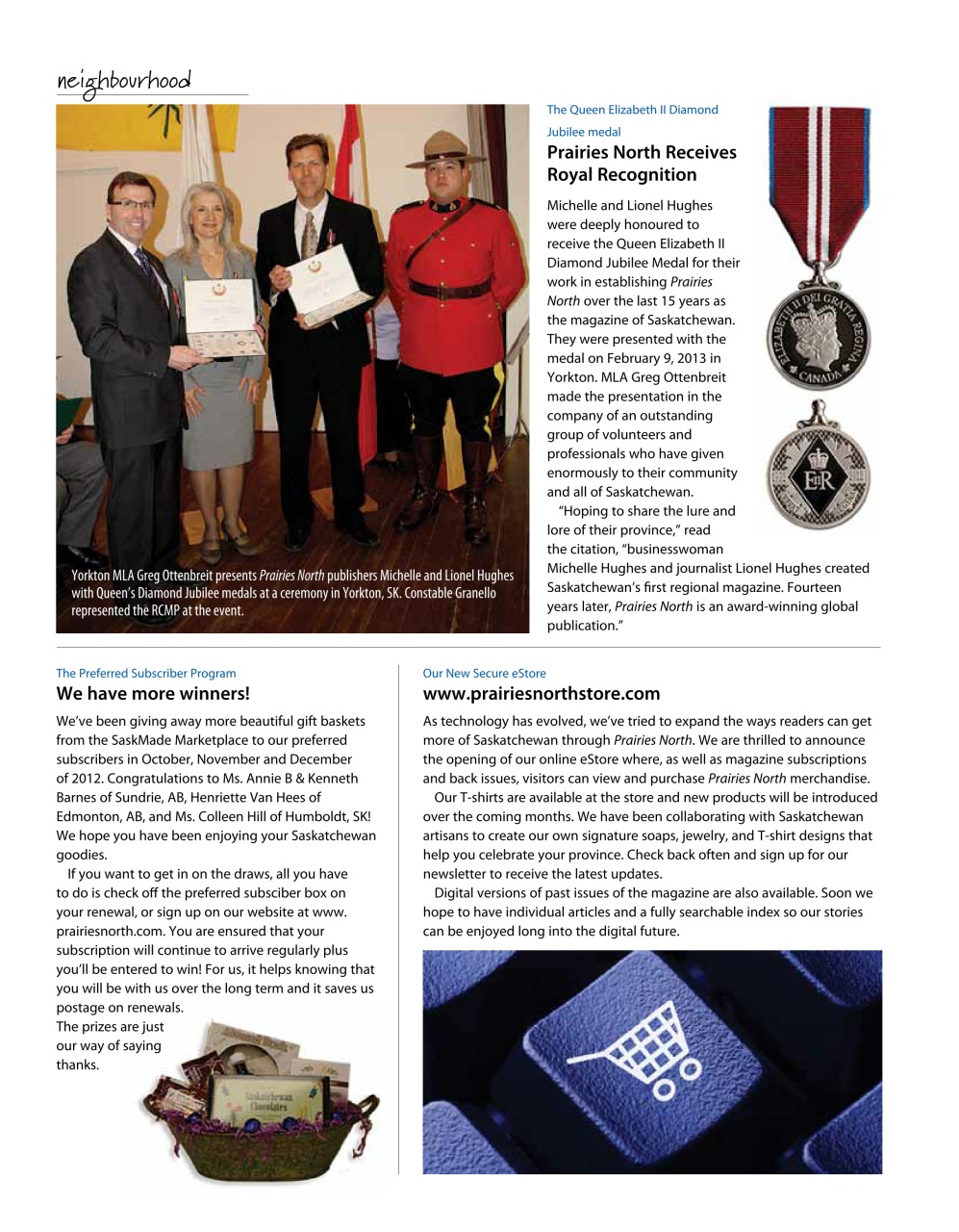 Prairies North Magazine Preview Pages