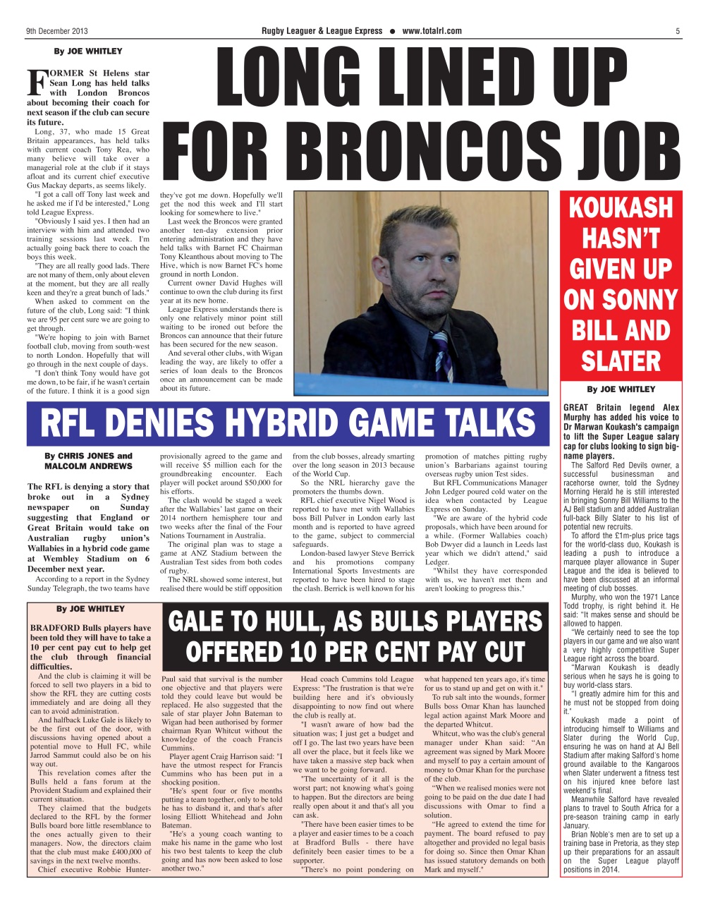 League Express Preview Pages