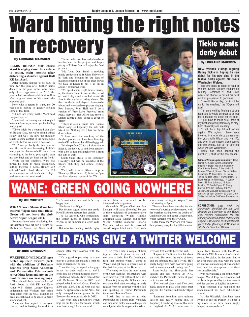 League Express Preview Pages