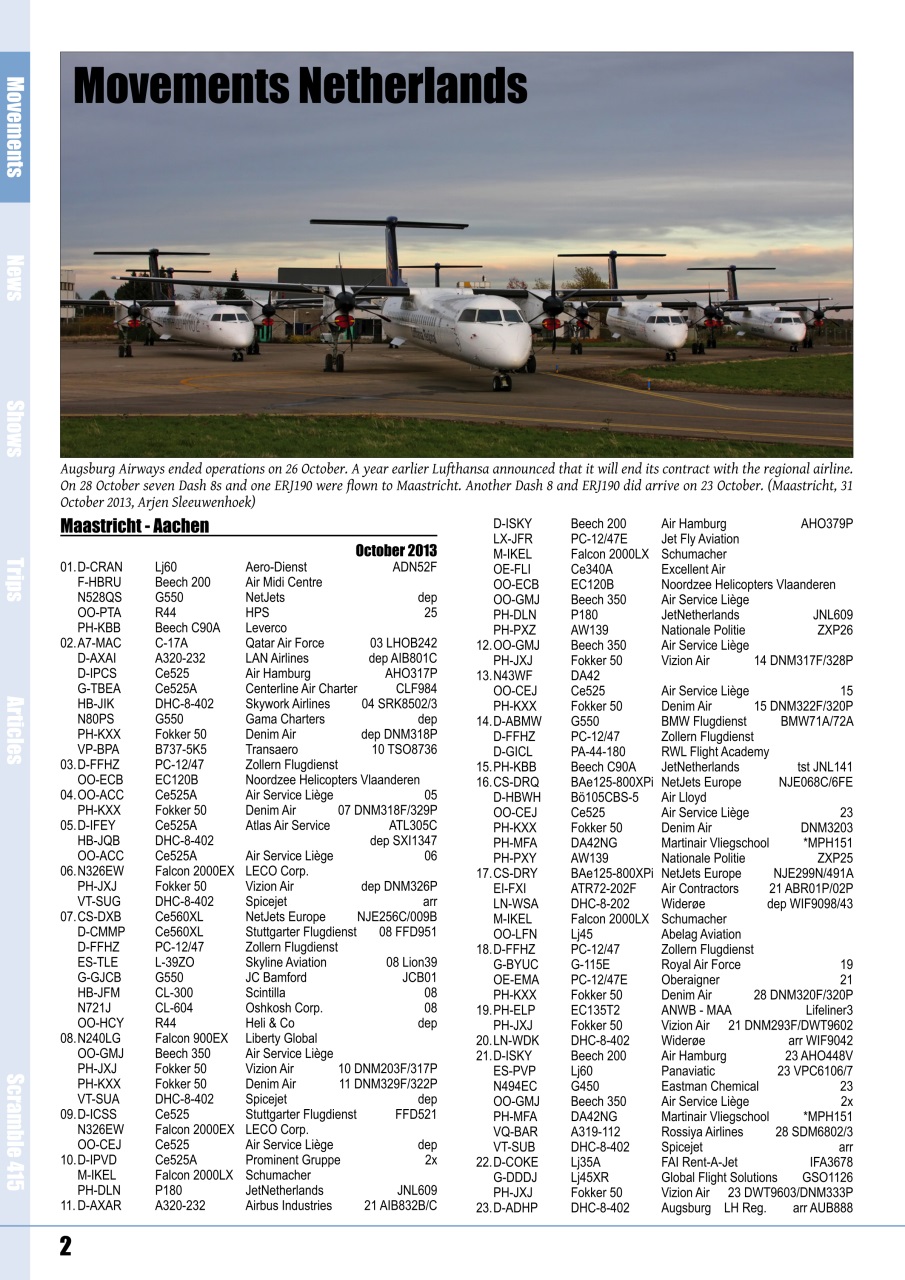 Scramble Magazine Preview Pages