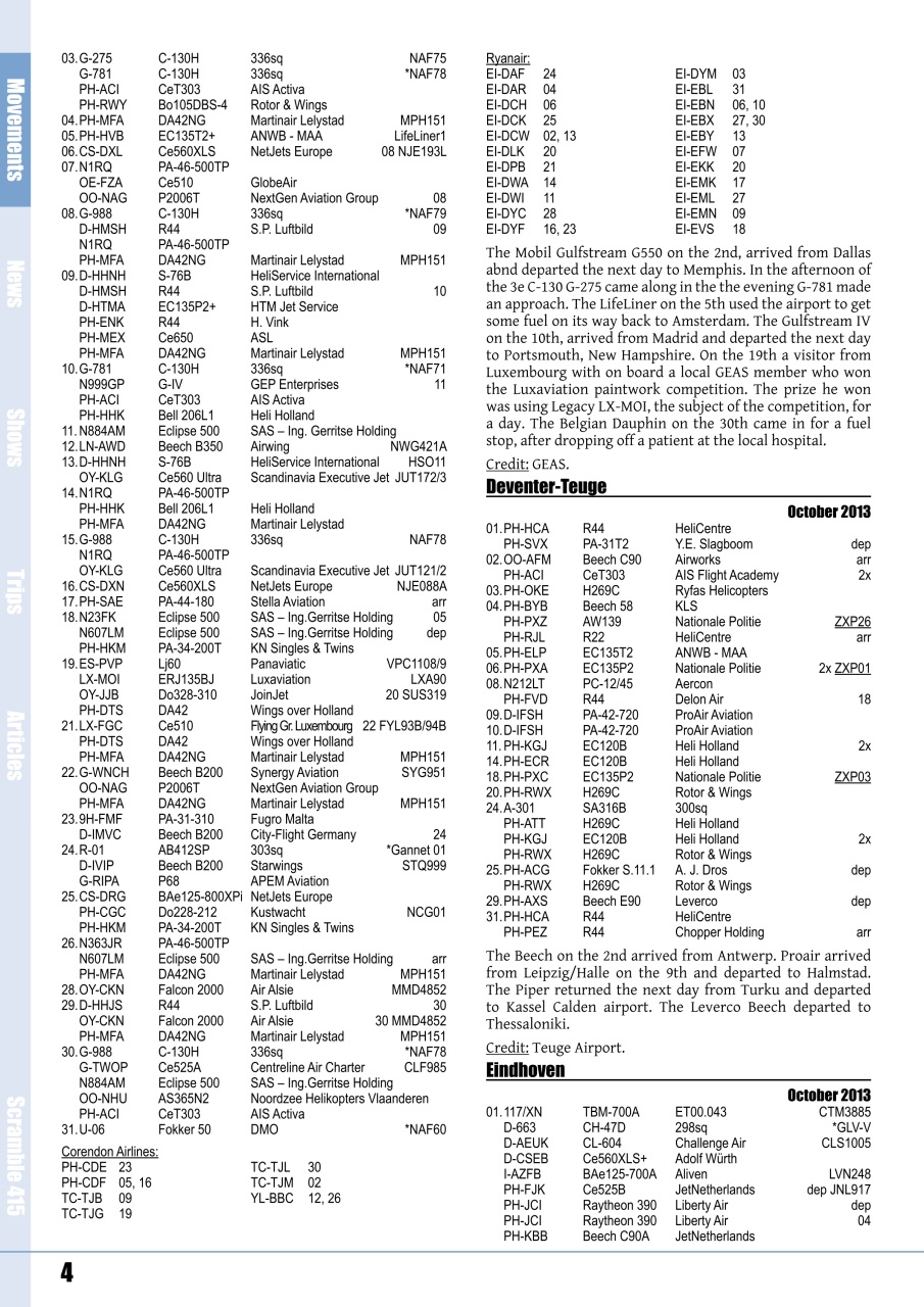 Scramble Magazine Preview Pages