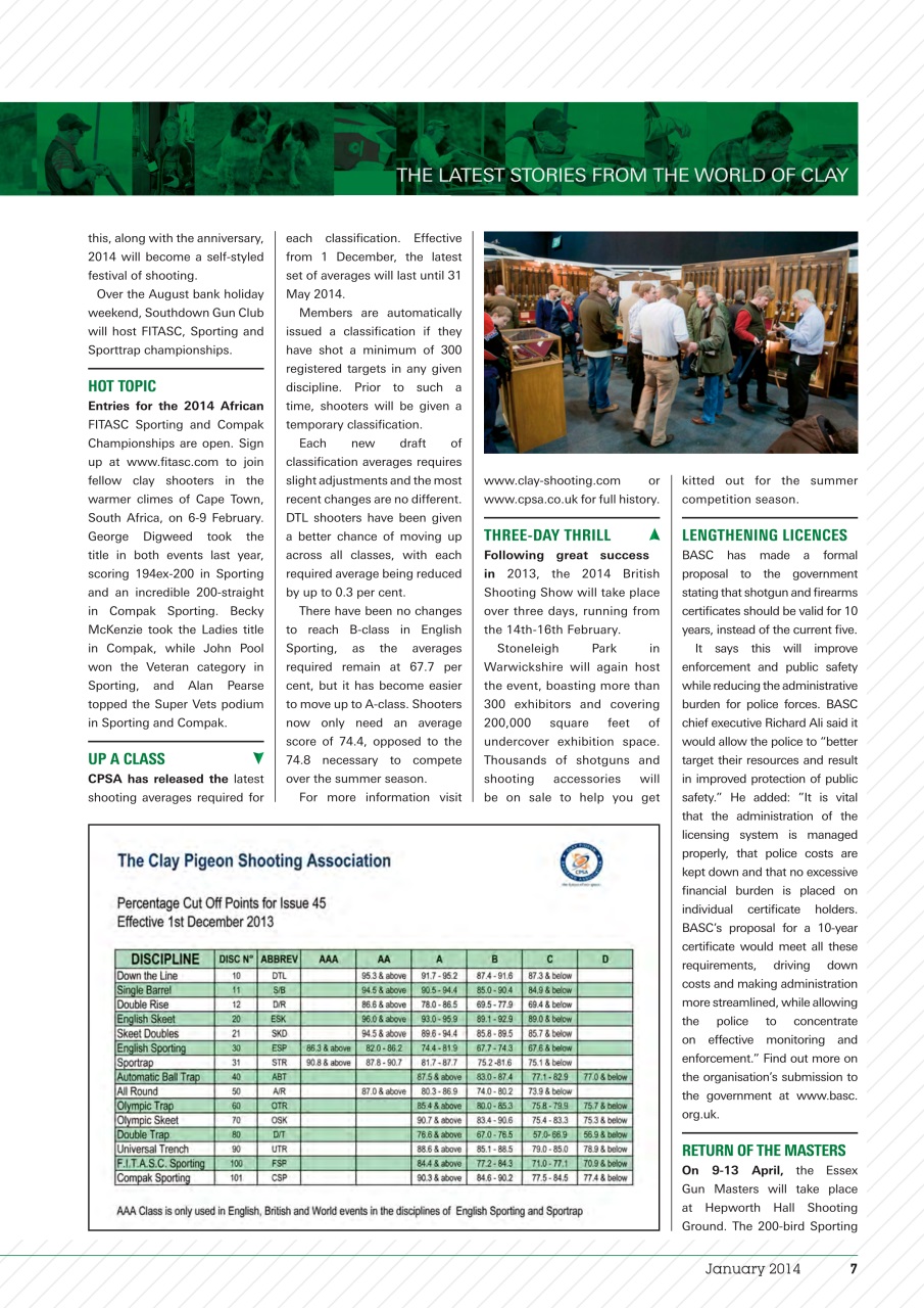 Clay Shooting Preview Pages