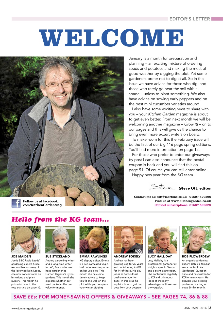 Kitchen Garden Magazine Preview Pages