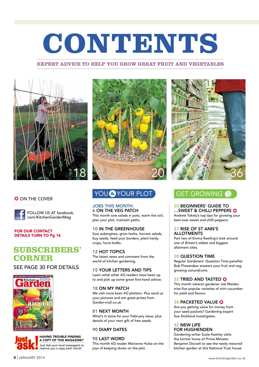 Kitchen Garden Magazine Preview Pages