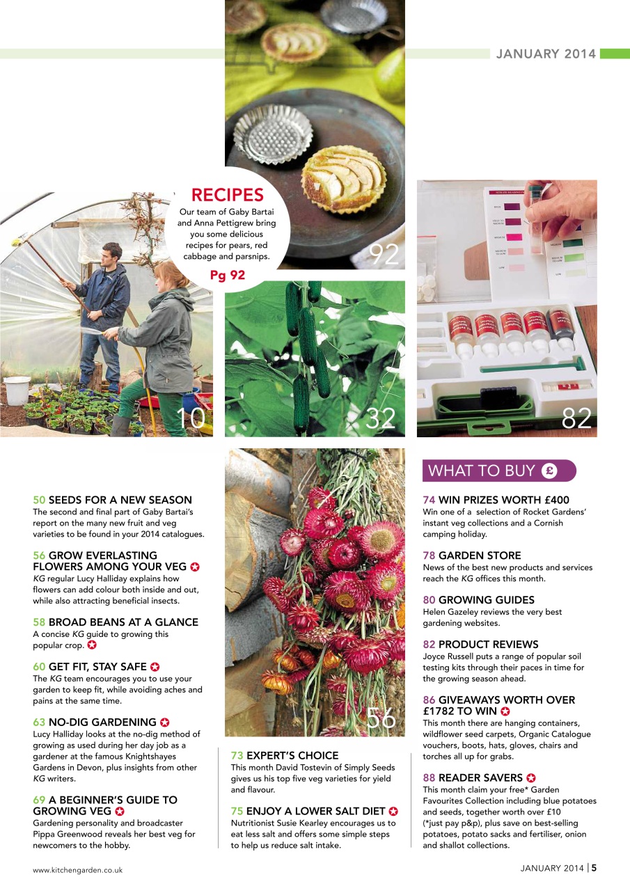 Kitchen Garden Magazine Preview Pages
