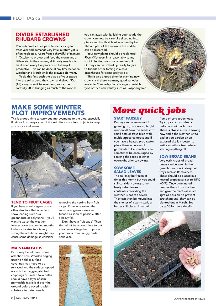 Kitchen Garden Magazine Preview Pages
