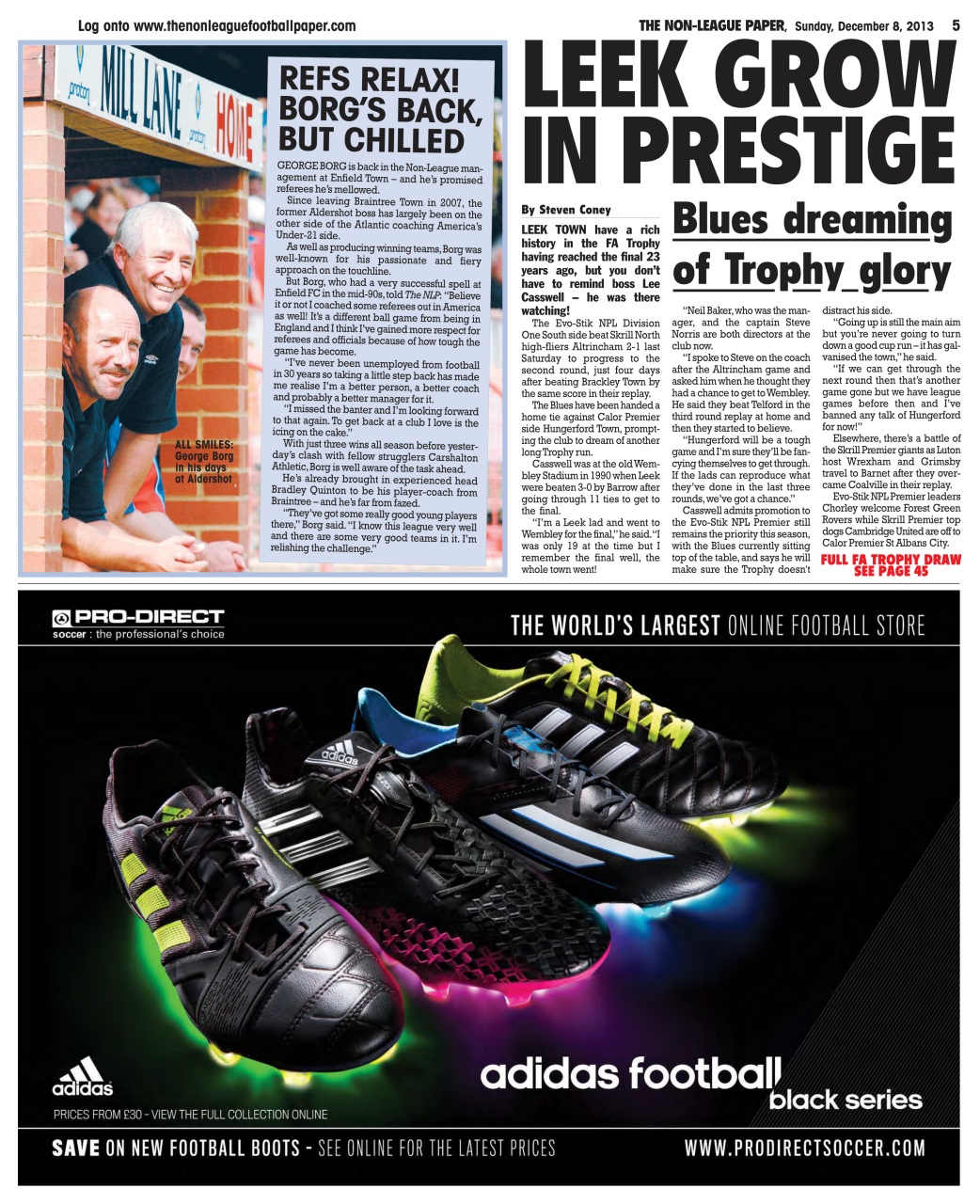 The Non-League Football Paper Preview Pages