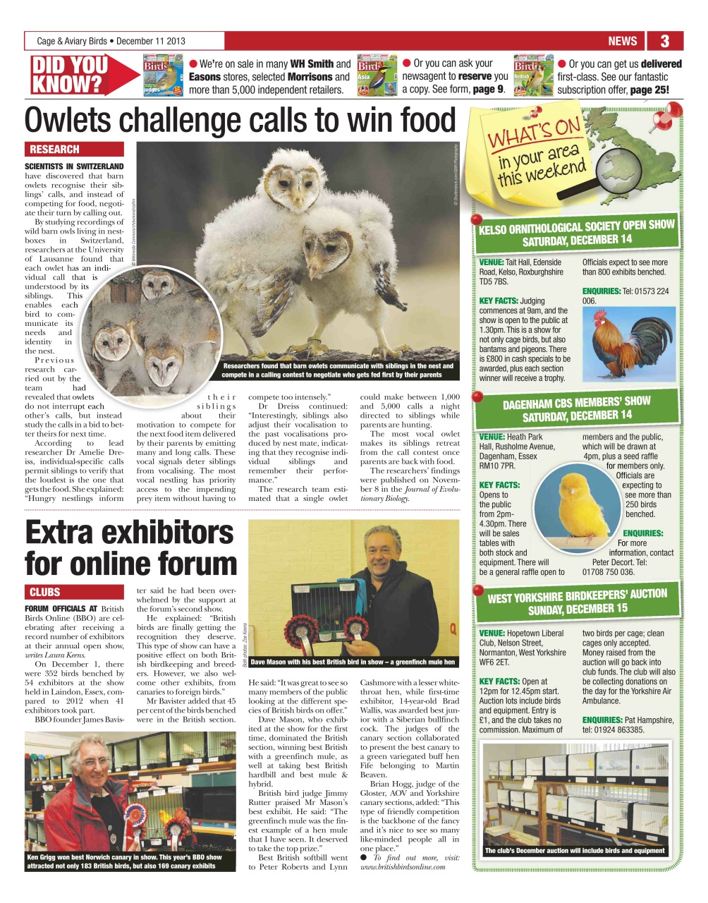 Cage & Aviary Birds Preview Pages