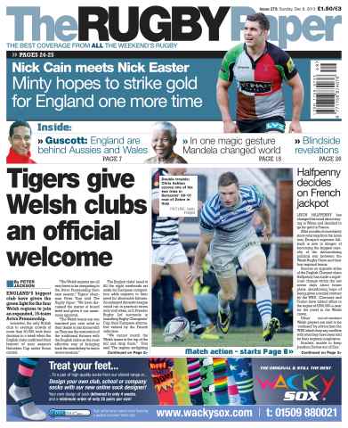 The Rugby Paper issue 8th December 2013