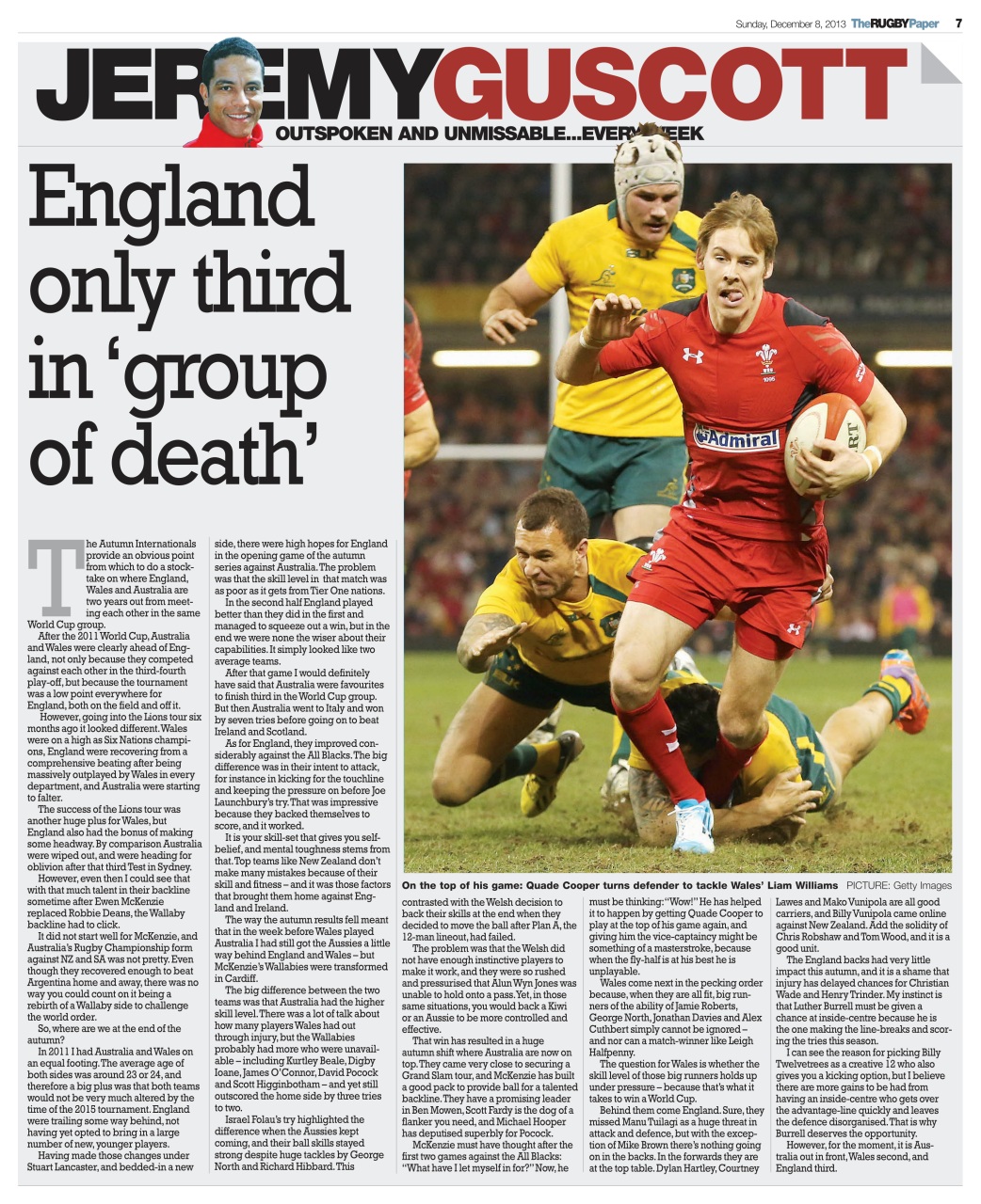 The Rugby Paper Preview Pages