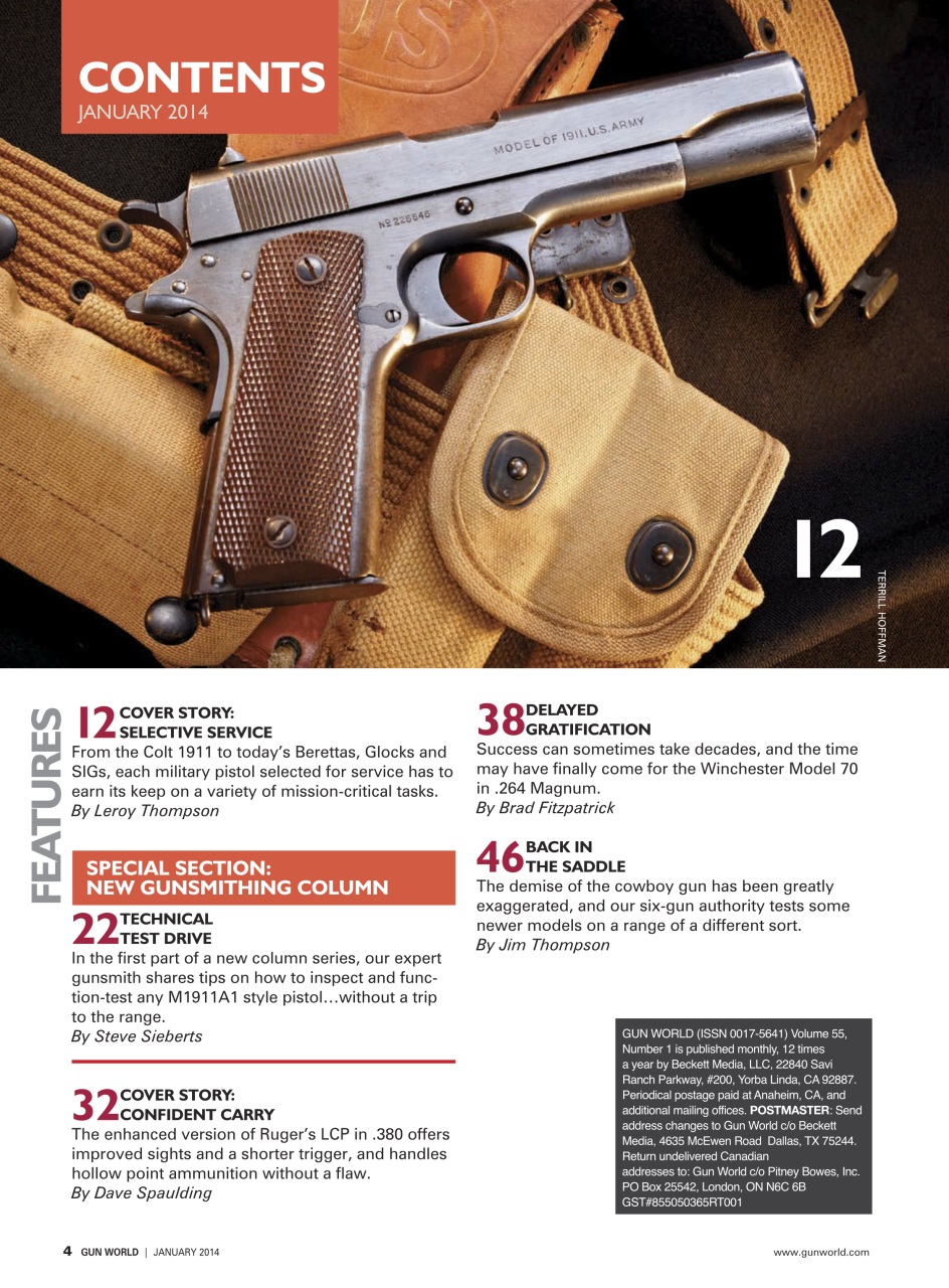 Gun World Preview Pages