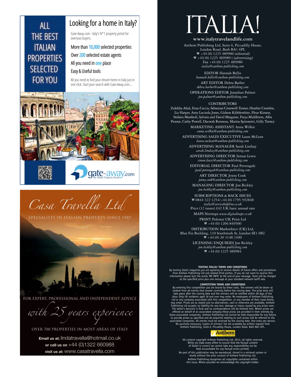 Italia! Preview Pages