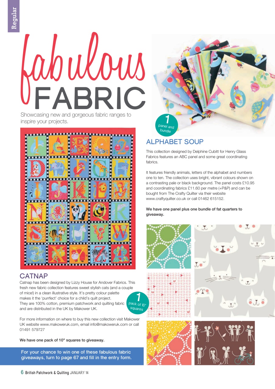 Patchwork and Quilting Preview Pages
