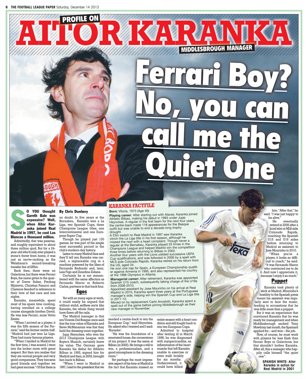 The Football League Paper Preview Pages