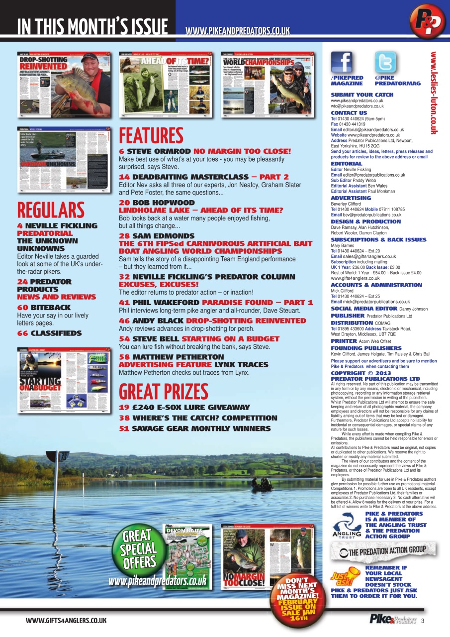Pike & Predators Preview Pages