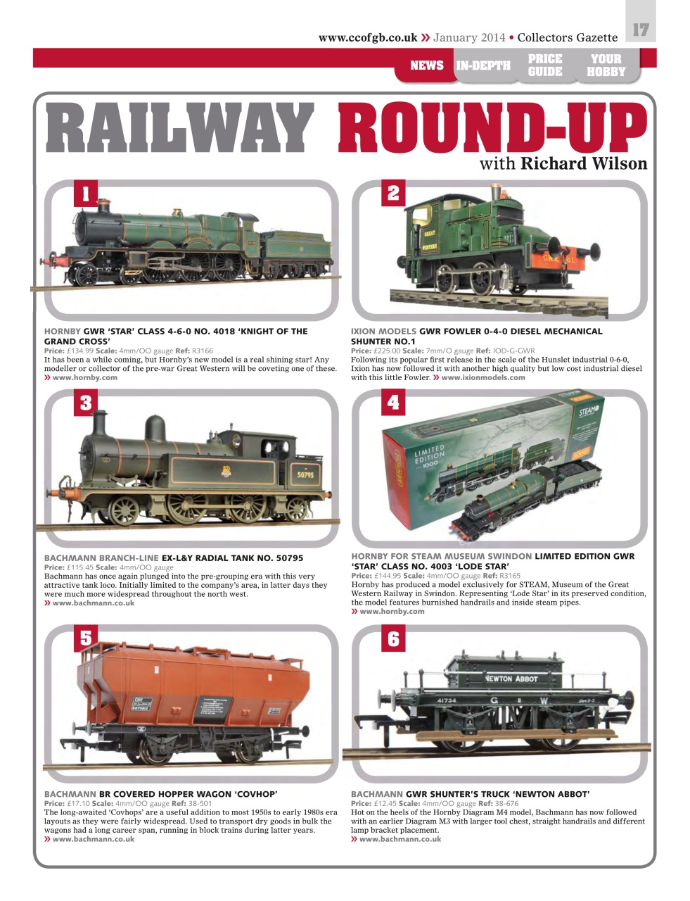 Collectors Gazette Preview Pages