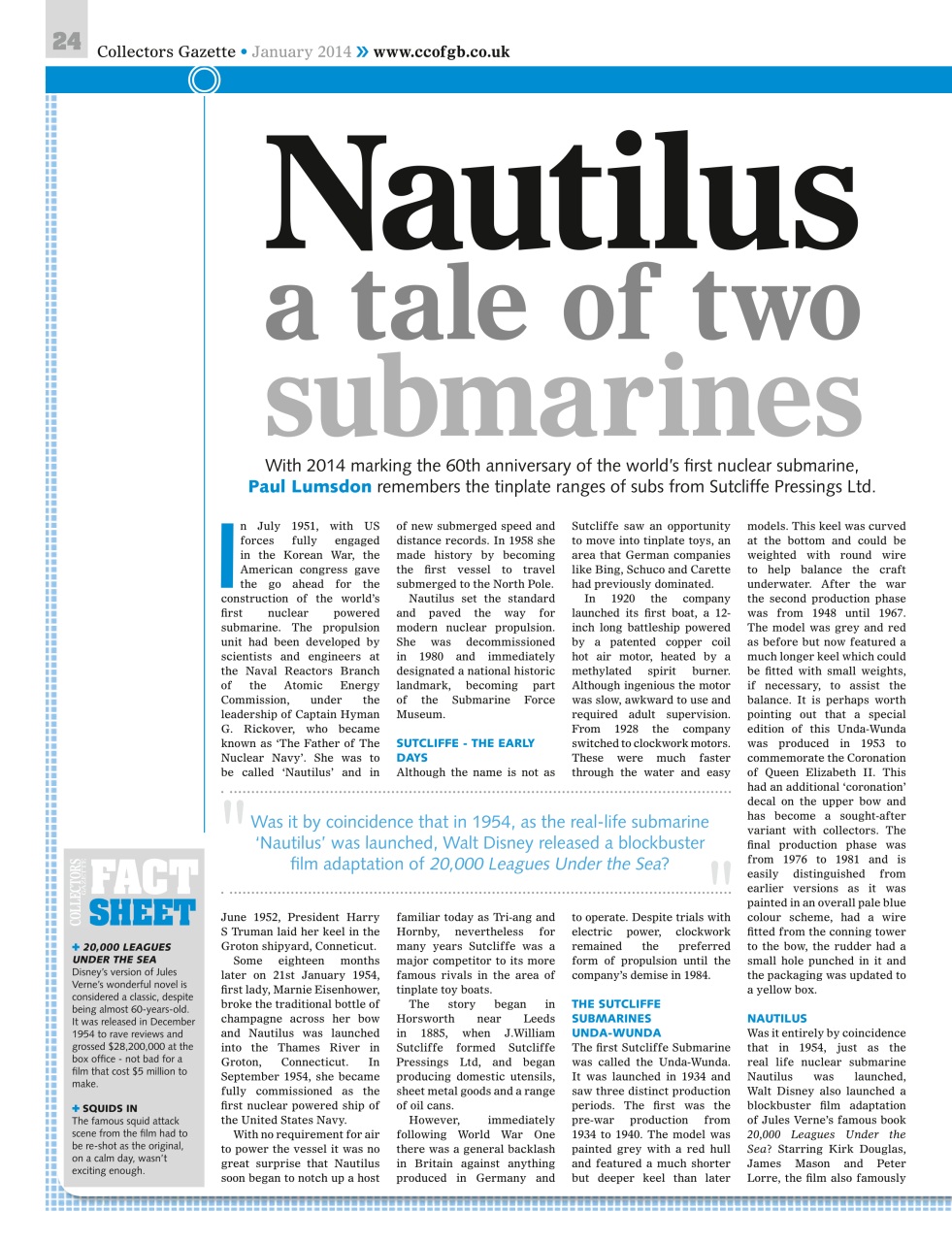 Collectors Gazette Preview Pages