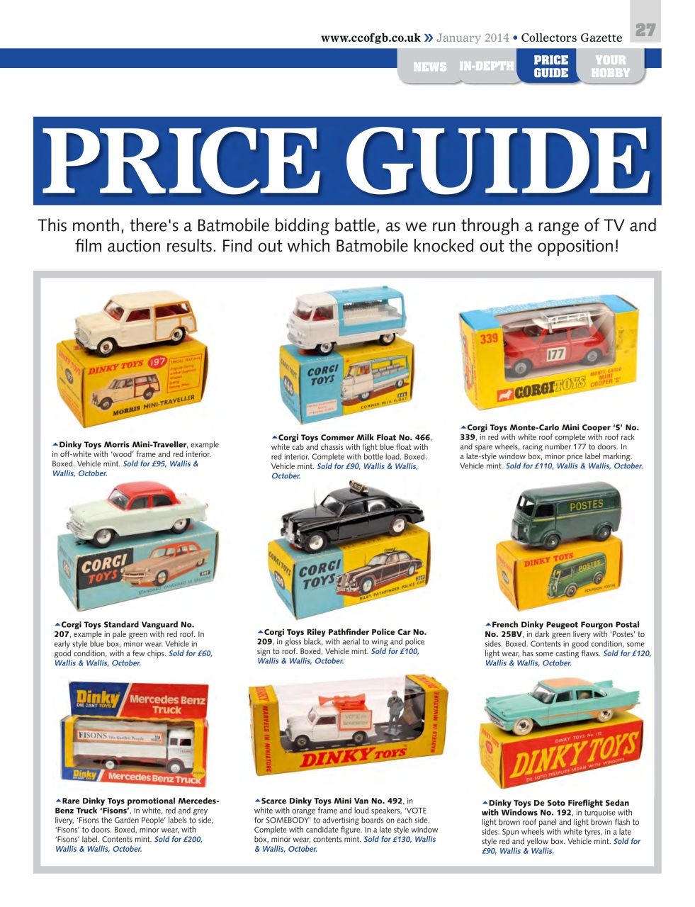 Collectors Gazette Preview Pages