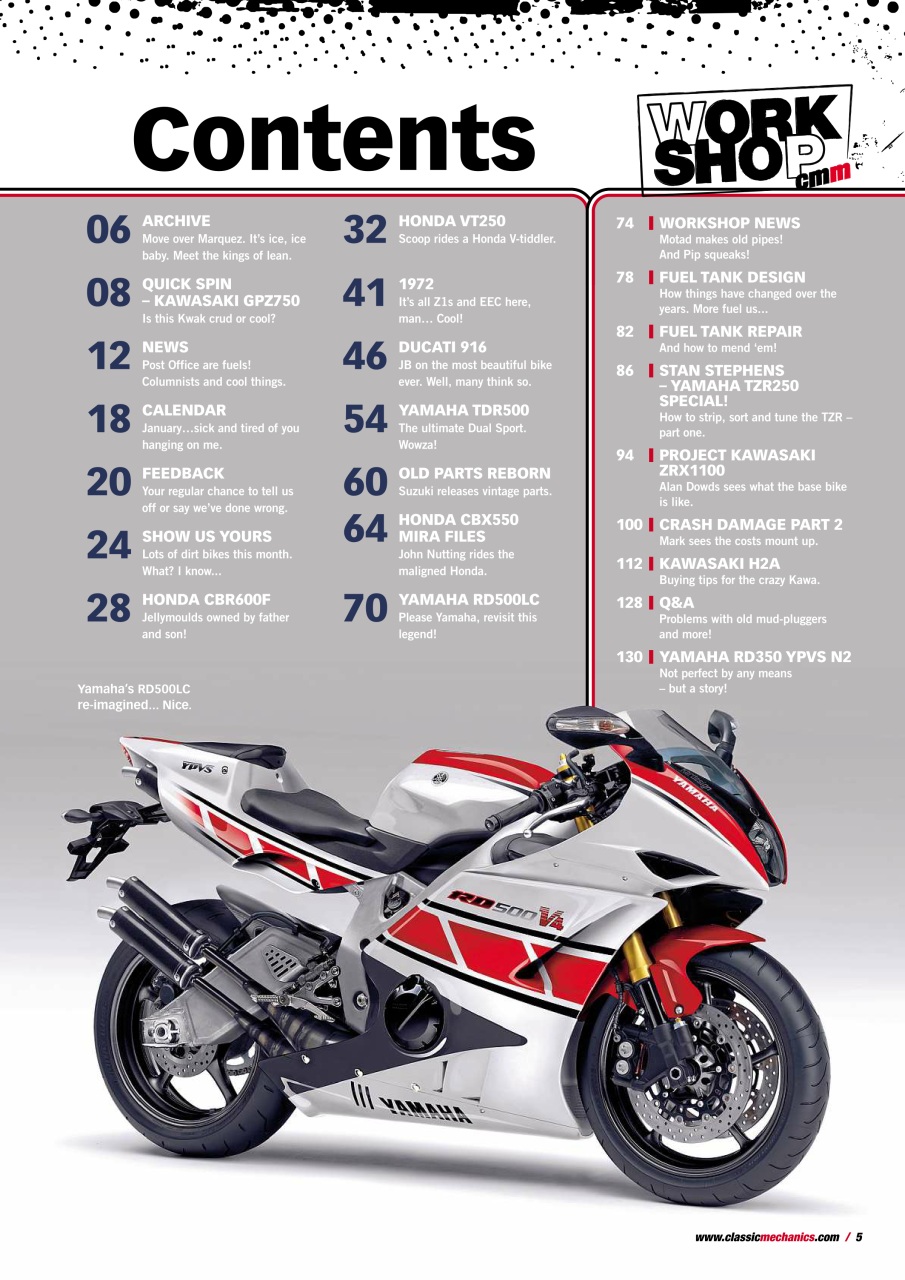 Classic Motorcycle Mechanics Preview Pages