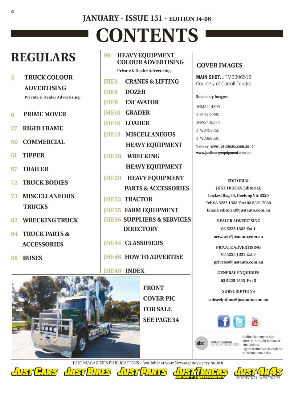 JUST TRUCKS Preview Pages