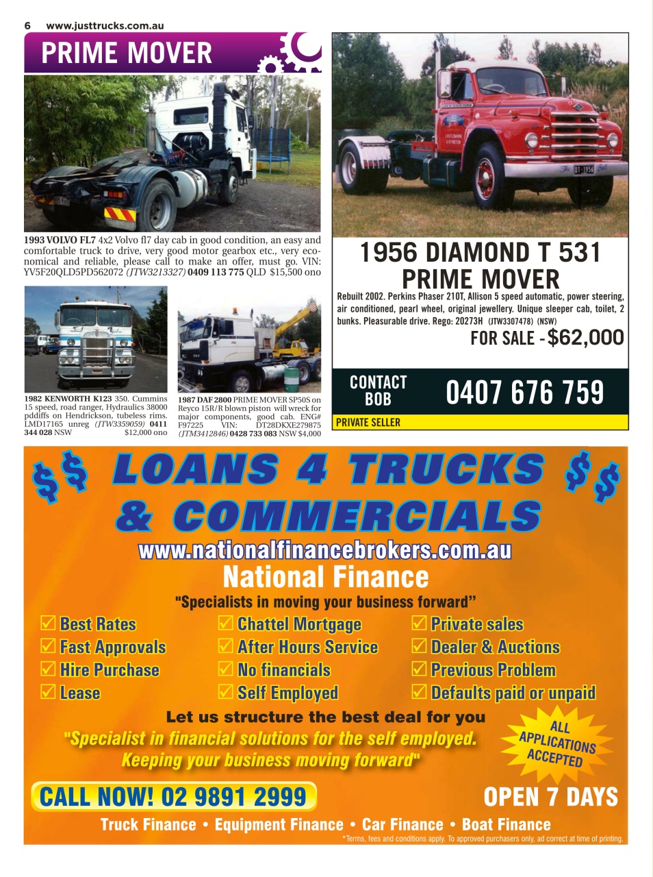 JUST TRUCKS Preview Pages