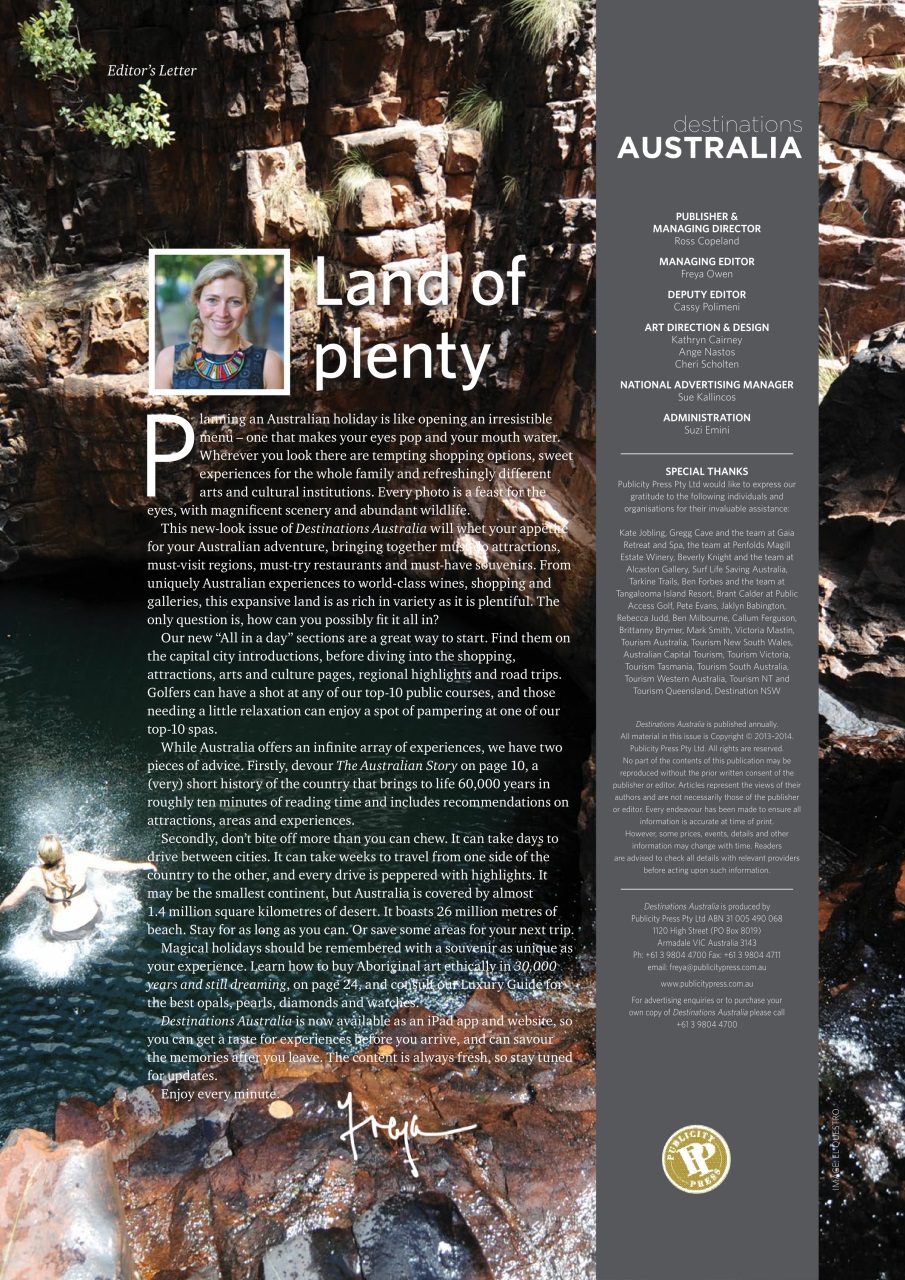 Destinations Series Preview Pages