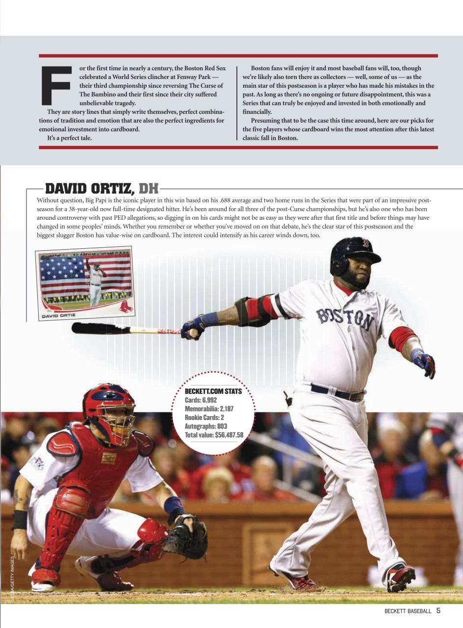 Beckett Baseball Magazine Preview Pages