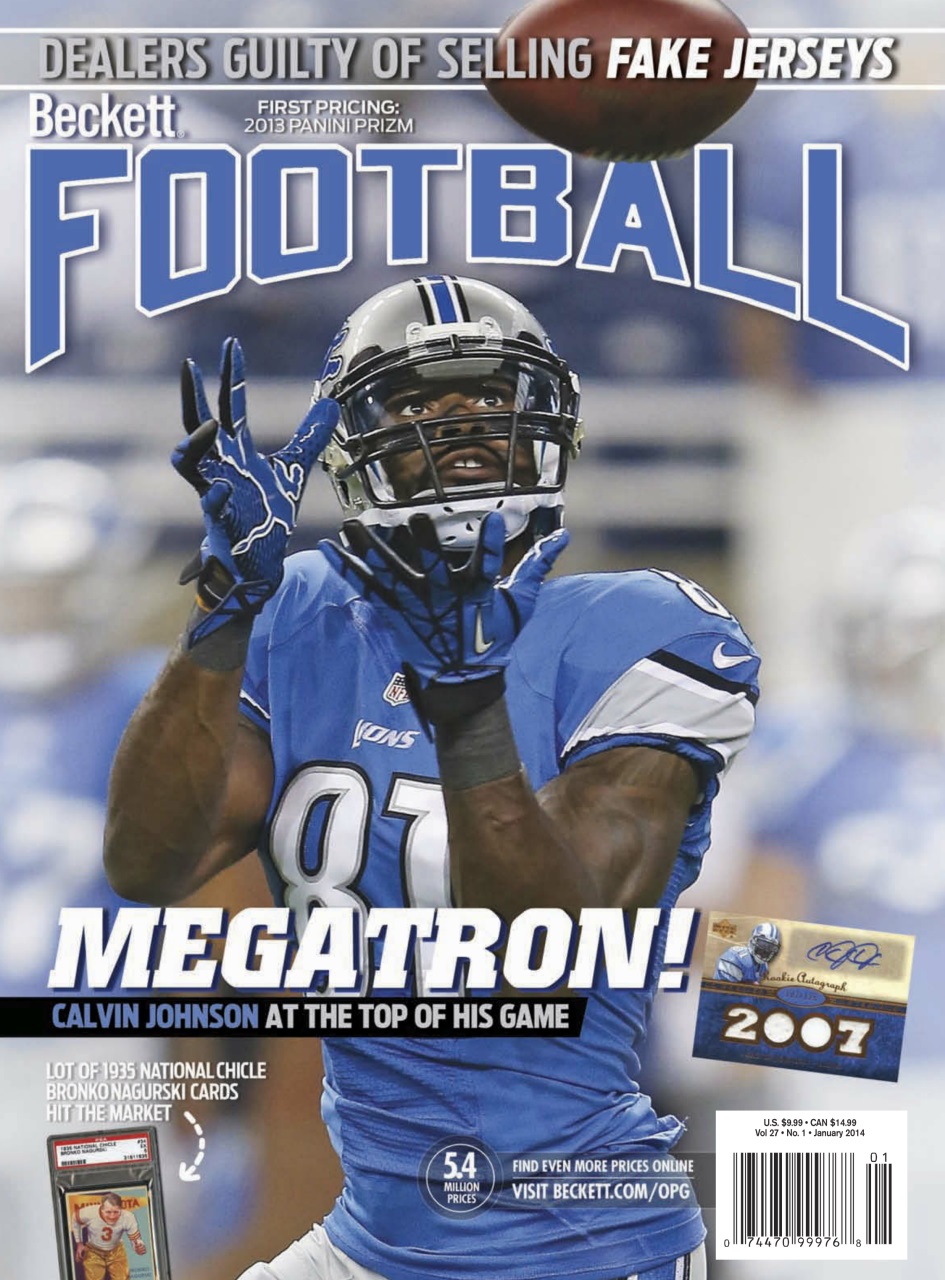 Beckett Football Magazine Preview Pages