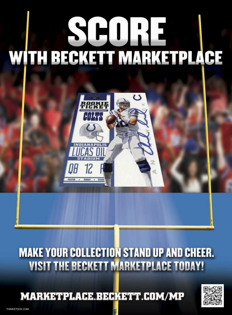 Beckett Football Magazine Preview Pages