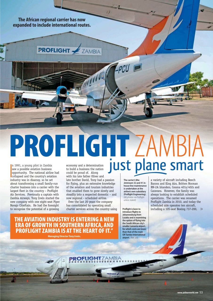 Airliner World Preview Pages