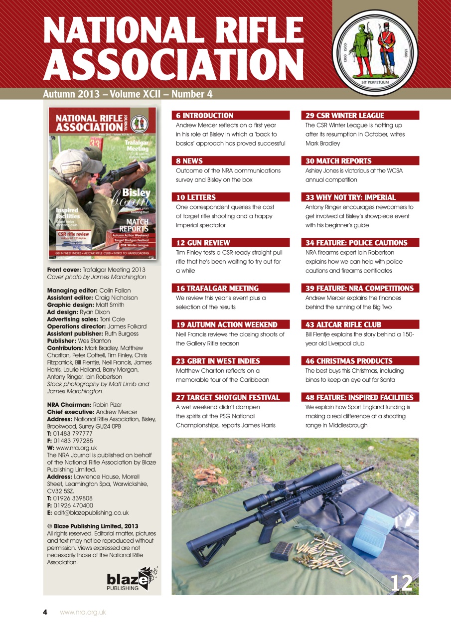 National Rifle Association Journal Preview Pages