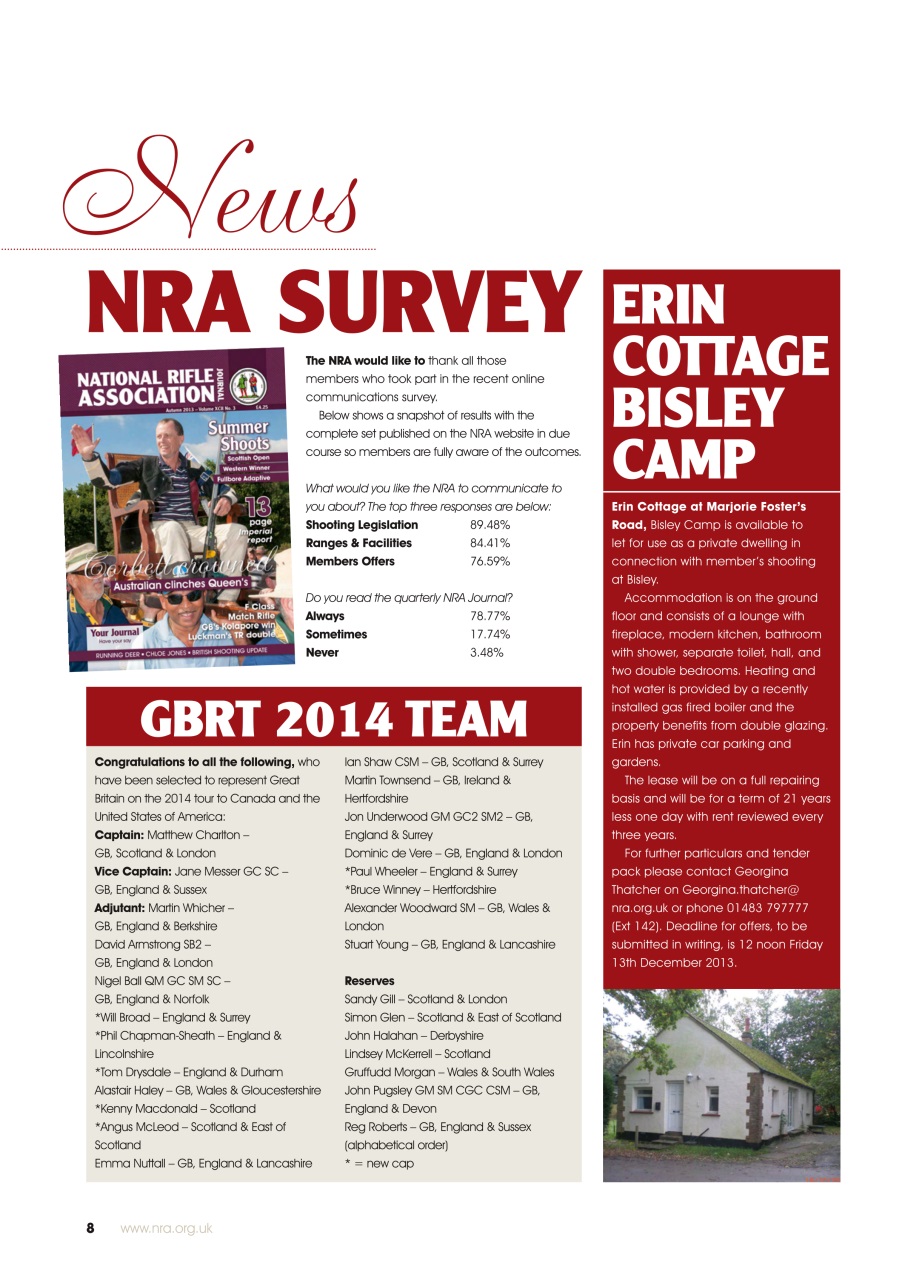 National Rifle Association Journal Preview Pages