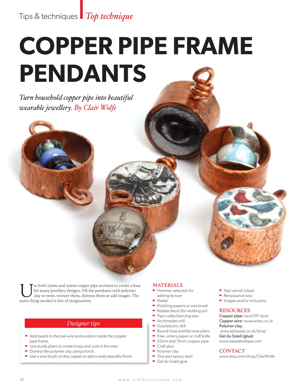 Making Jewellery Preview Pages