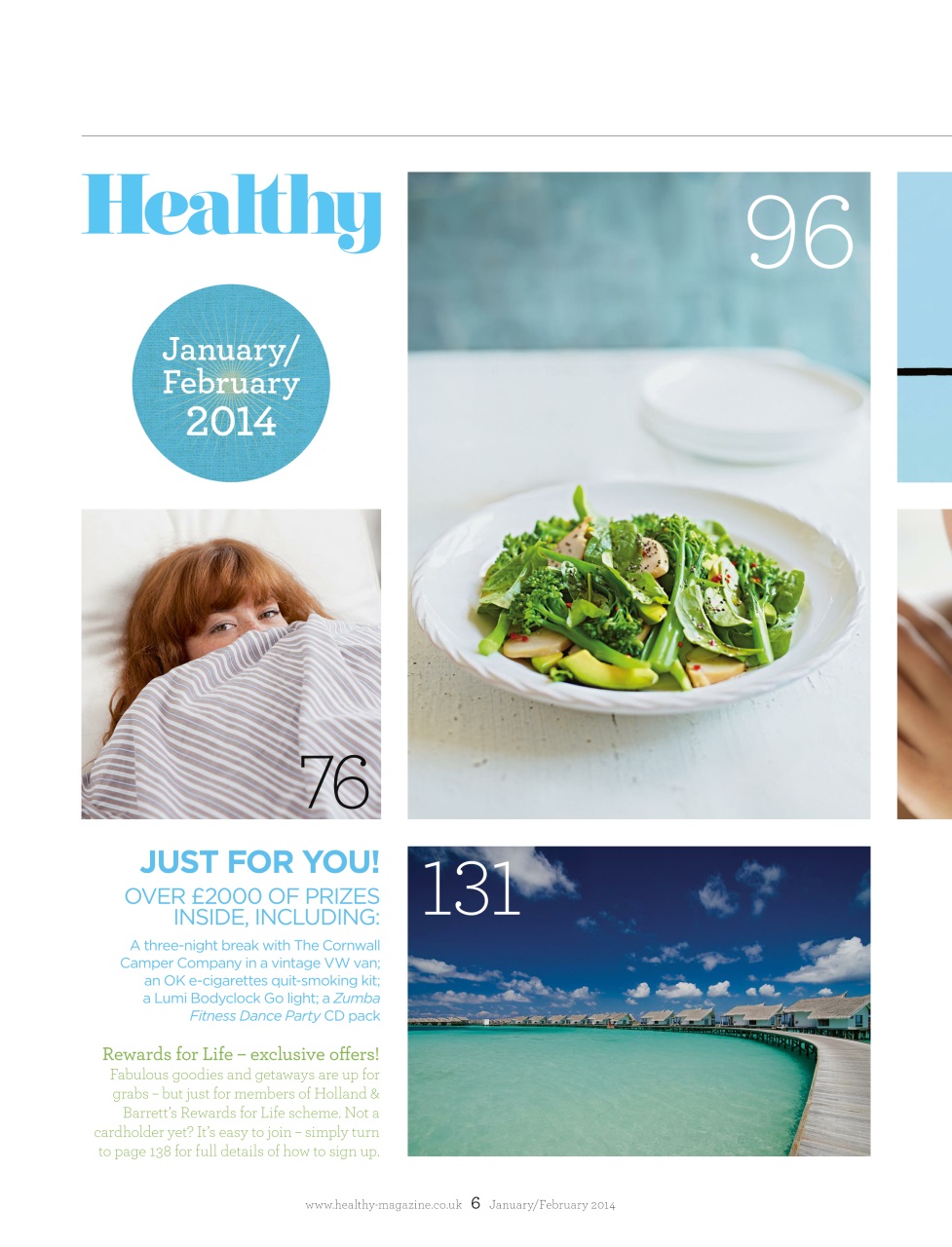 Healthy Magazine Preview Pages
