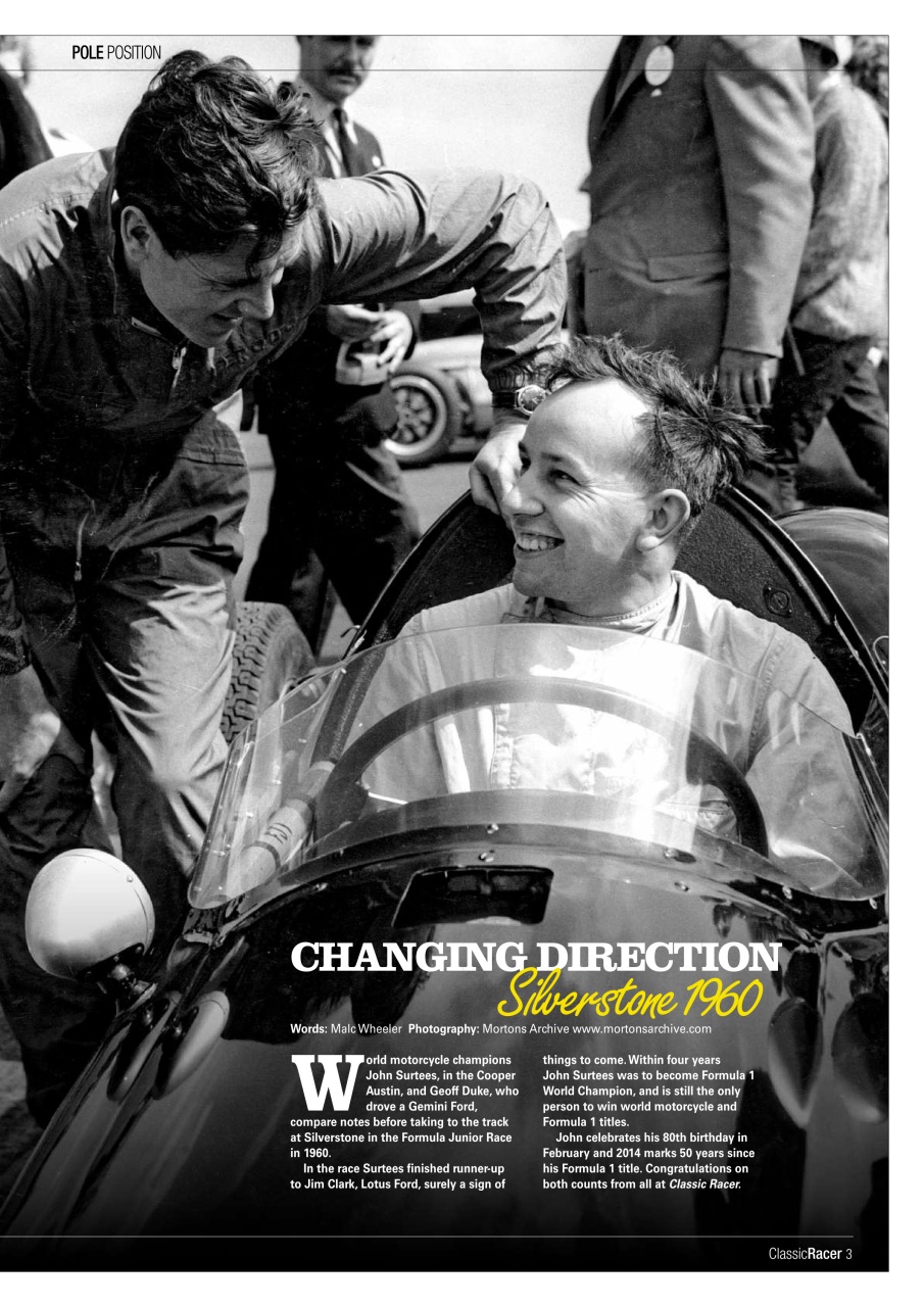 Classic Racer Preview Pages