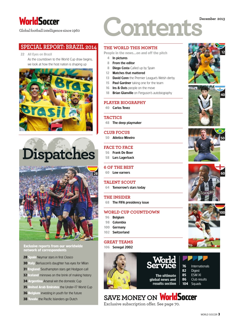 World Soccer Preview Pages