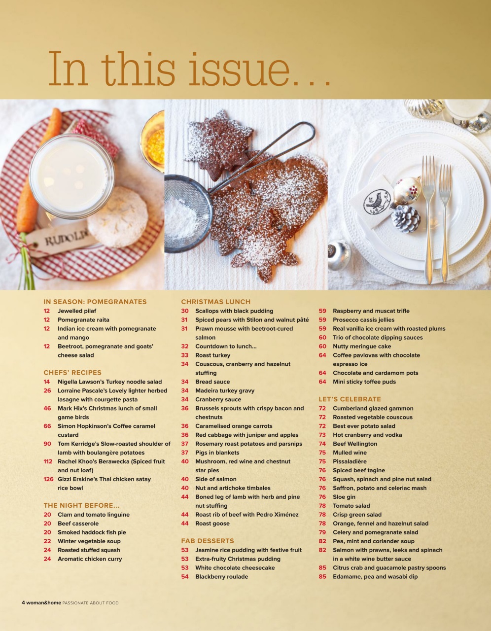 Woman & Home Feel Good Food Preview Pages