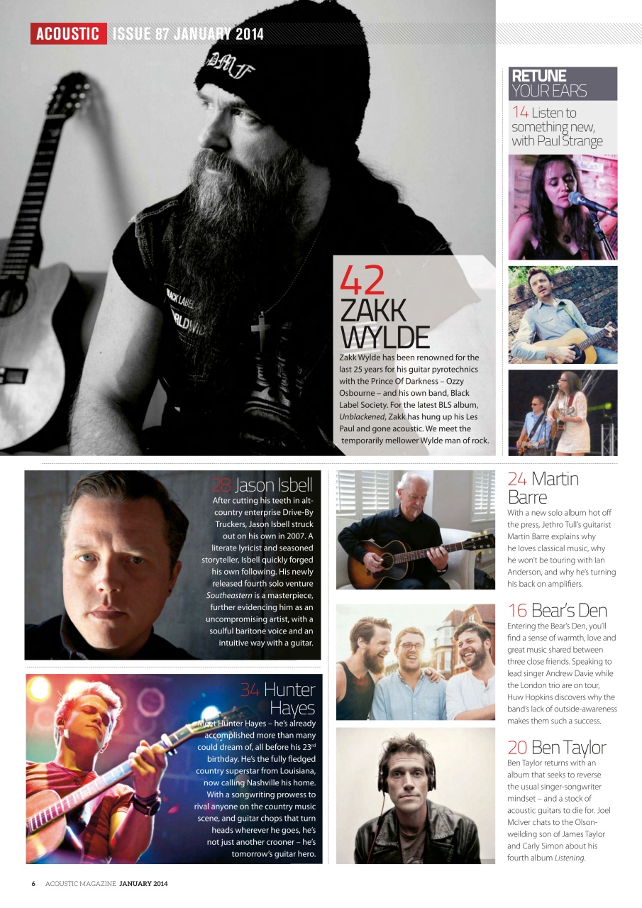 Acoustic Preview Pages