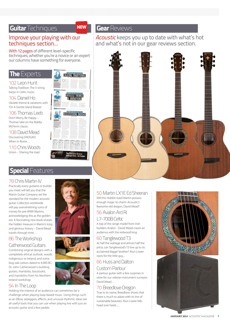 Acoustic Preview Pages