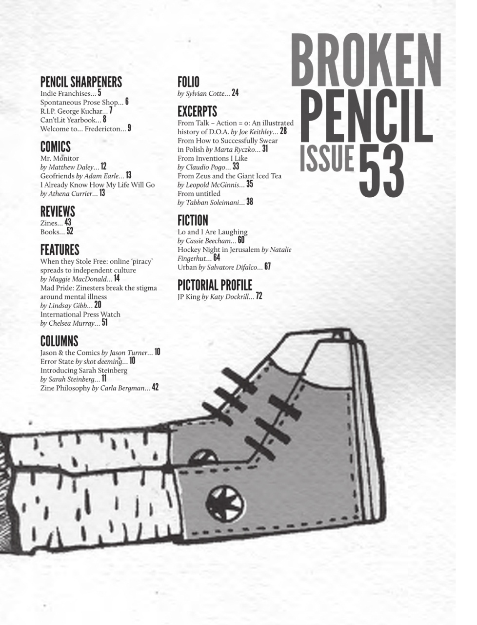 Broken Pencil Preview Pages