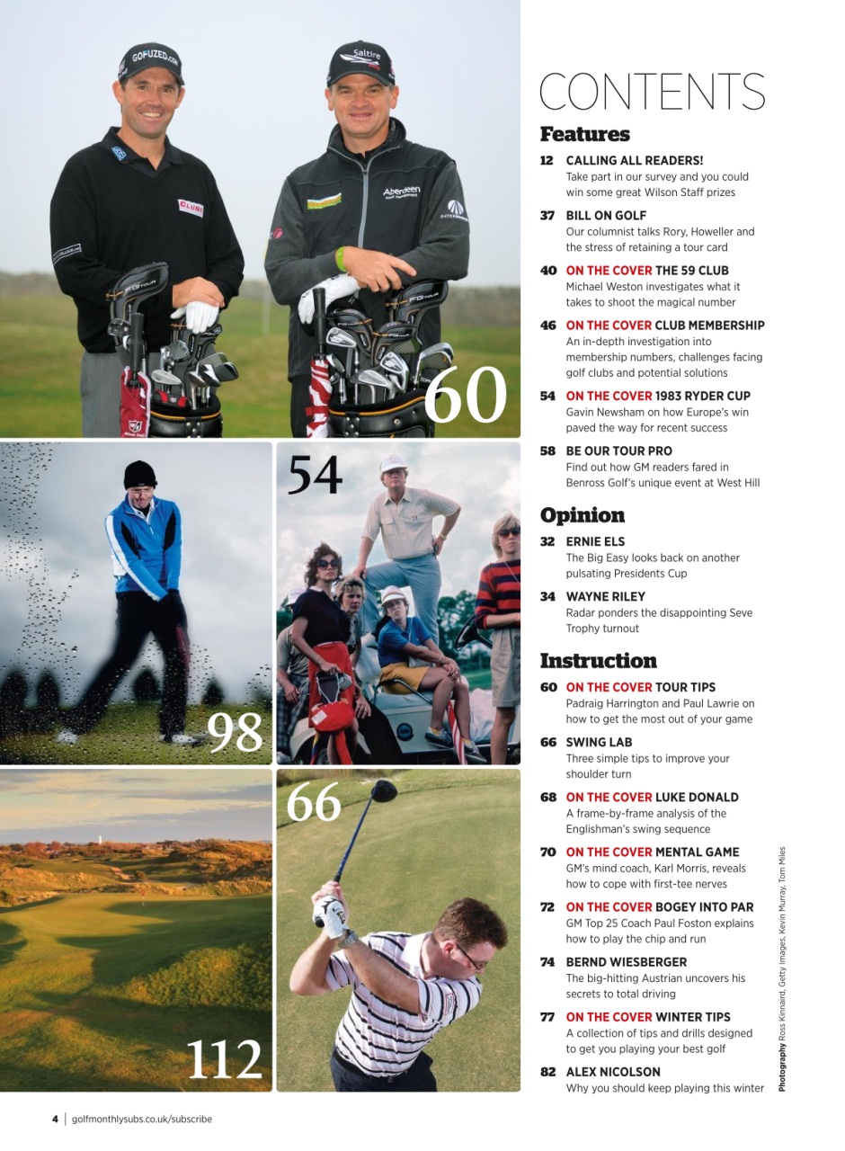 Golf Monthly Preview Pages