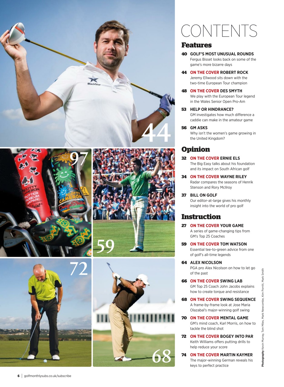 Golf Monthly Preview Pages