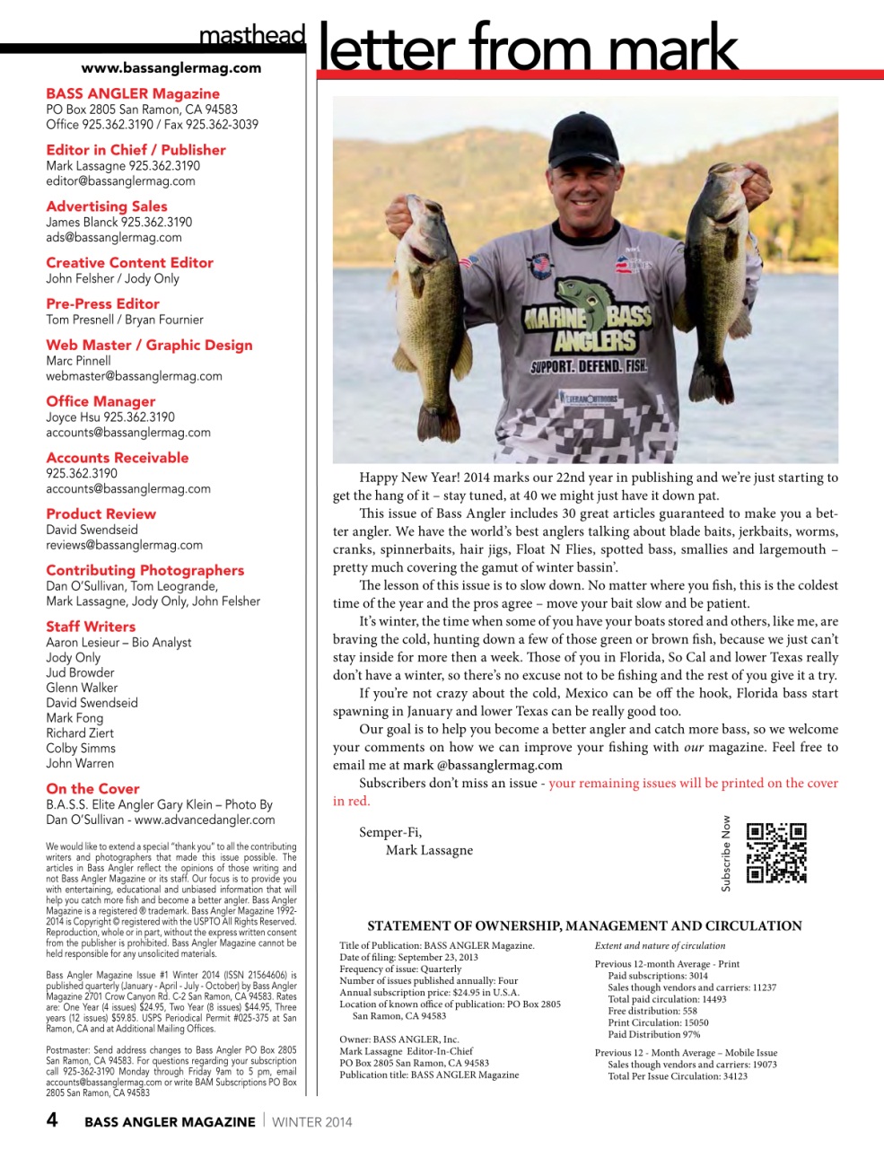 BASS ANGLER MAGAZINE Preview Pages