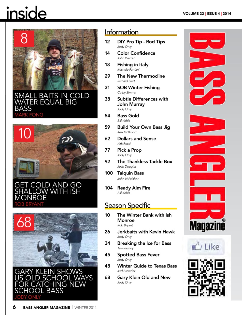 BASS ANGLER MAGAZINE Preview Pages