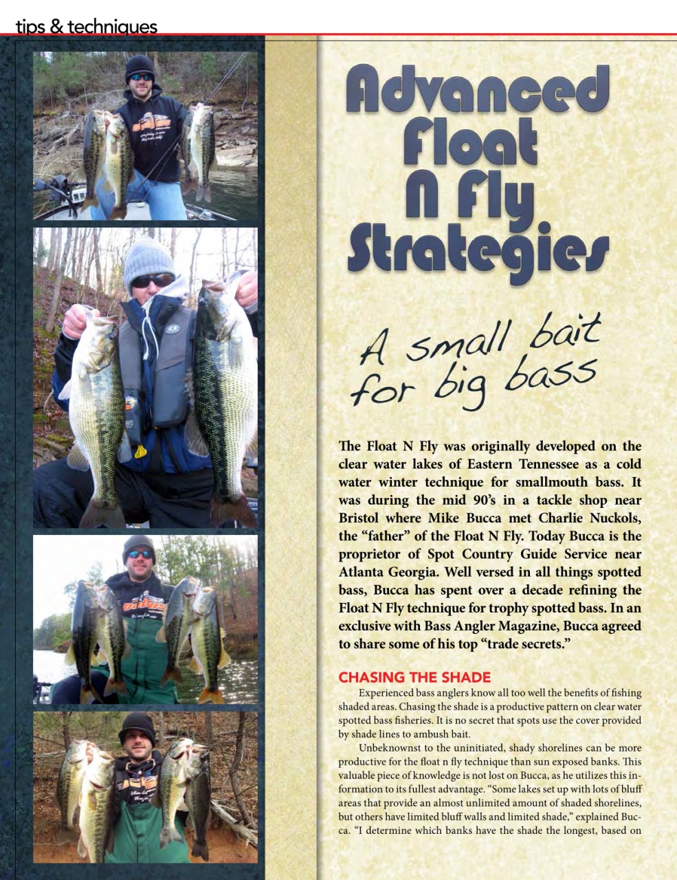 BASS ANGLER MAGAZINE Preview Pages