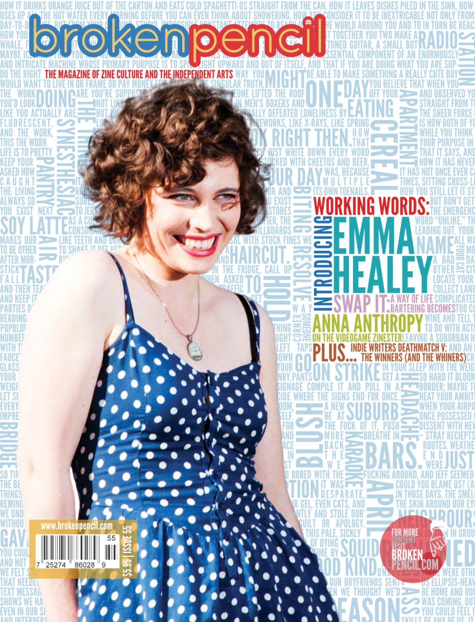 Broken Pencil Preview Pages