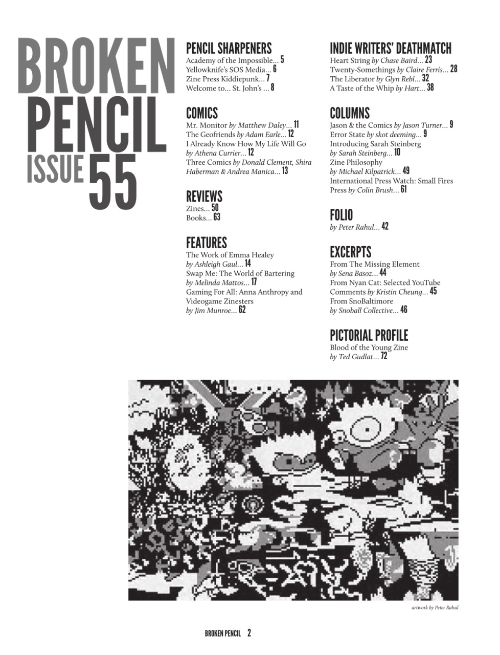 Broken Pencil Preview Pages